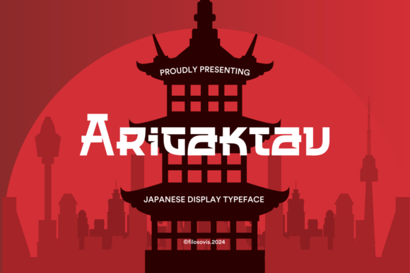 Arigaktau: A Cool Asian-Inspired Display Font