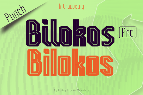 Bilokos: A Bold Display Font for Creative Projects