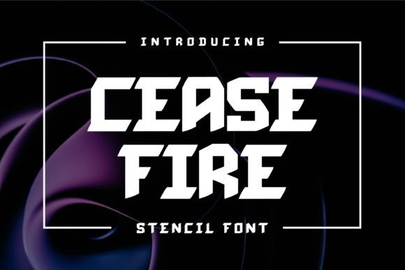 Cease Fire Bold Display Font: Ignite Your Designs