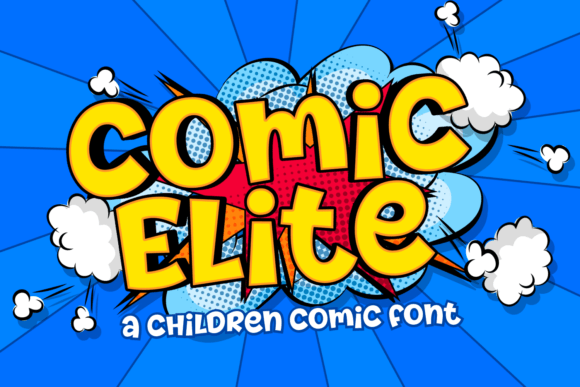Comic Elite: A Playful Font for Vibrant Designs