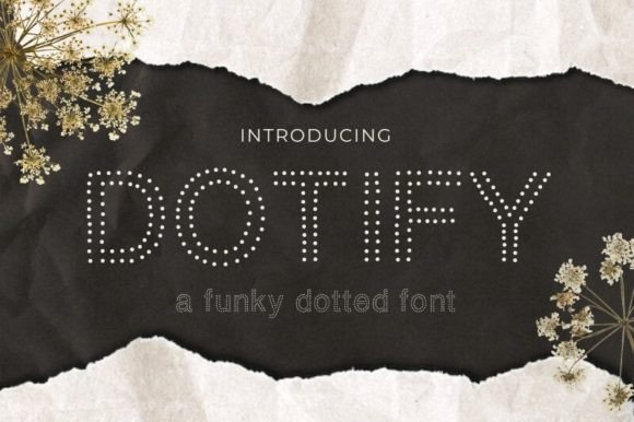 Connect the Dots in Your Design with Dotify Font