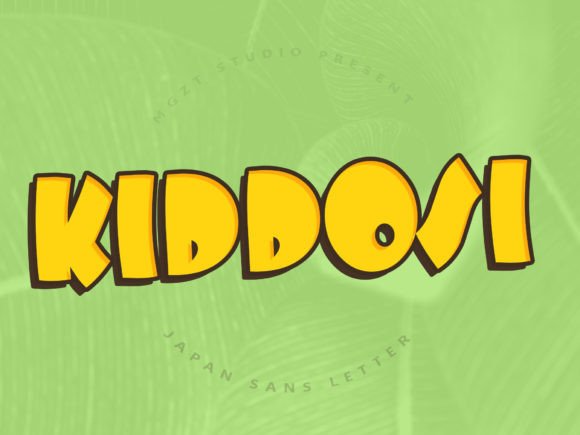 Discover Kiddosi: A Sweet Display Font for Joyful Designs