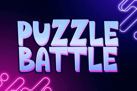 Discover Puzzle Battle: A Playful Font for Creative Projects