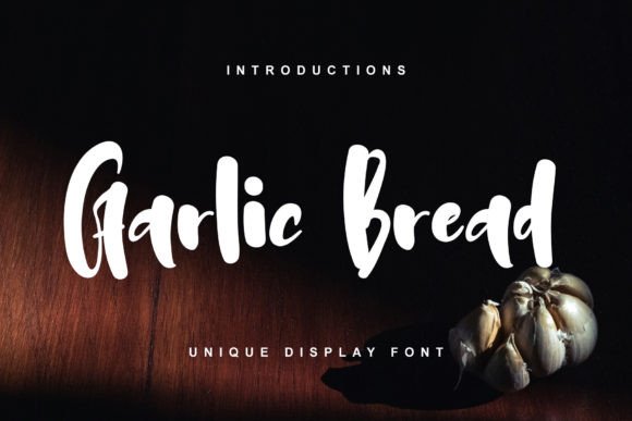 Garlic Bread: A Stylish Display Font for Modern Design