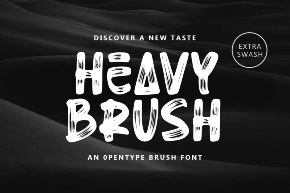 Heavy Brush: The Bold Display Font for Urban Designs
