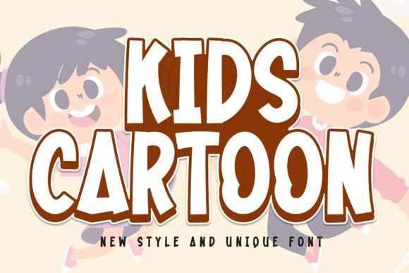 Kids Cartoon: A Fun Display Font for Creative Projects