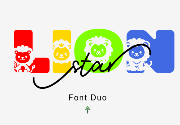 Lion Star: A Charming Duo Font for Creative Projects