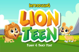 Lion Teen: A Playful Font for Creative Designs