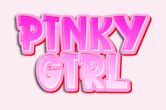 Pinky Girl: A Sweet Display Font for Creative Designs