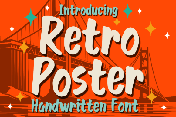 Retro Poster: A Playful Display Font for Bold Designs