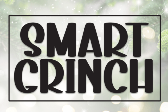 Smart Grinch: A Bold Display Font for Impactful Designs