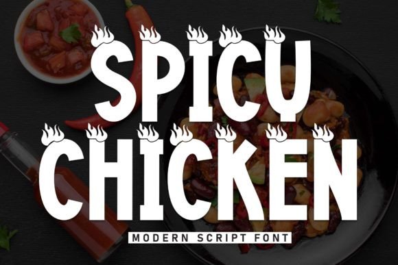 Spicy Chicken: A Fun and Cool Display Font