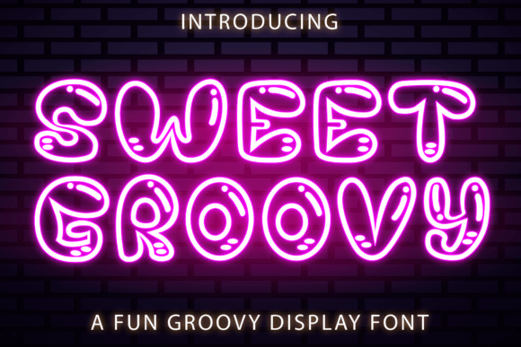 Sweet Groovy: A Playful Retro Font for Modern Designs