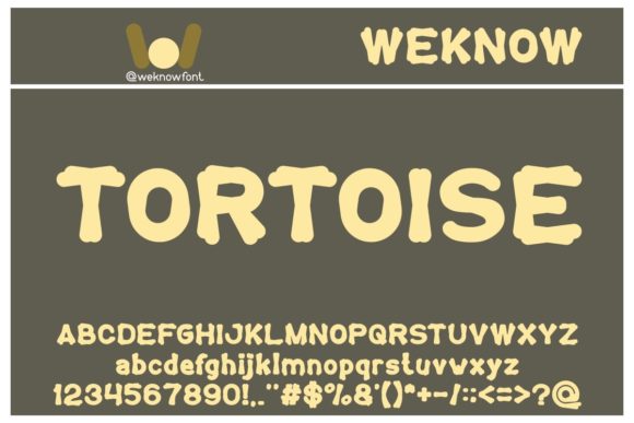 Tortoise: A Bold Display Font for Impactful Designs